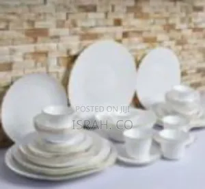 Arcopal 40 PCS Gold Lines Self Design Plates Cups Bowls Saucers Side