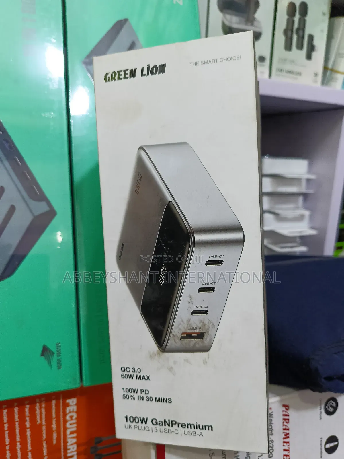 100w Gan Premium Uk Plug Adapter