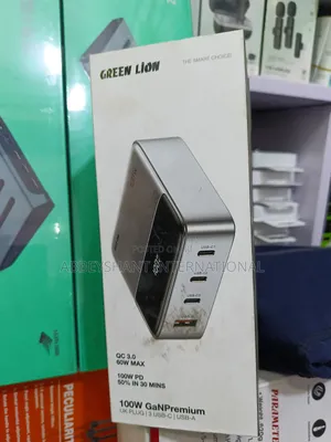100w Gan Premium Uk Plug Adapter