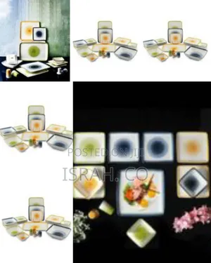 Life Smile 30 Pieces of Dinner Set With Plates Side and Bowls