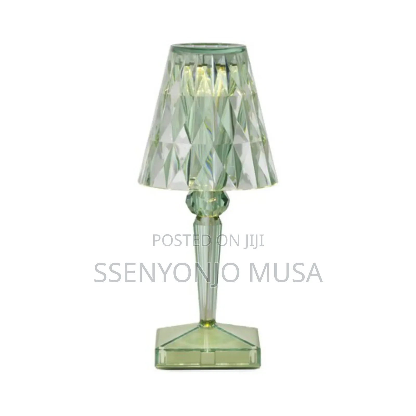 RGB Crystal Led Table Lamp – Rechargeable, Touch Remote Control