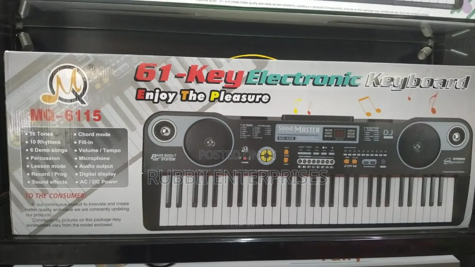 Electronic Piano Key Board 61 Keys