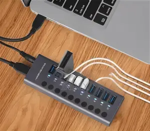 10 Ports Usb Hub Quick Charger 3.0 Fast Charging