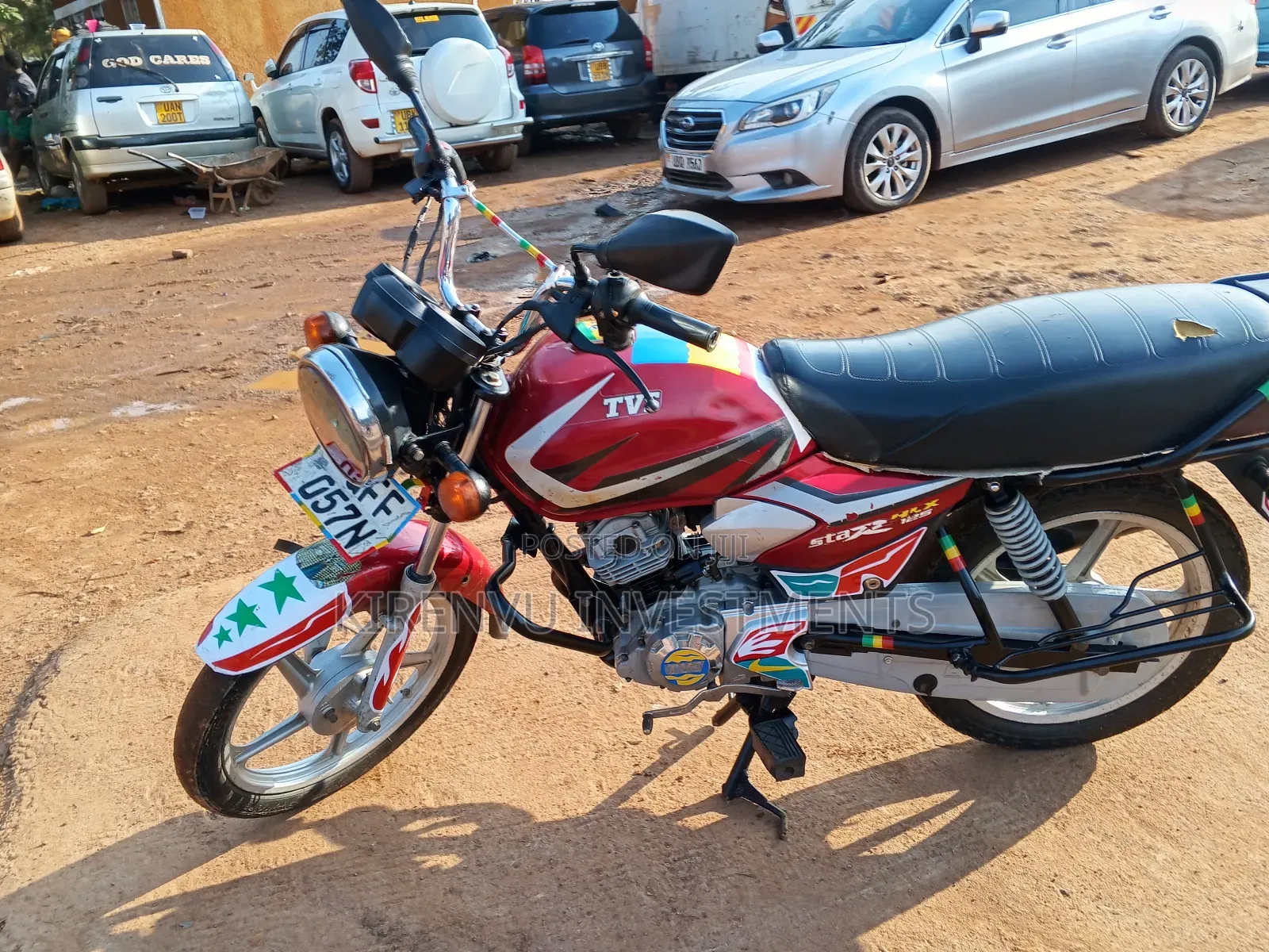 TVS HLX 125 2019 Red