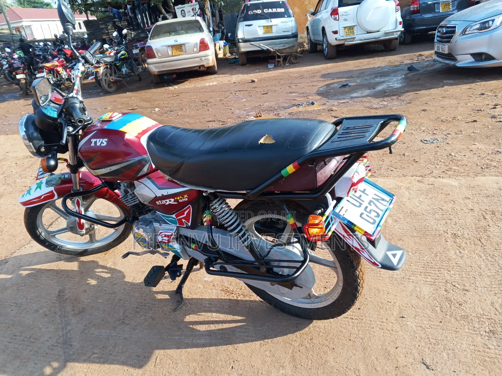 TVS HLX 125 2019 Red