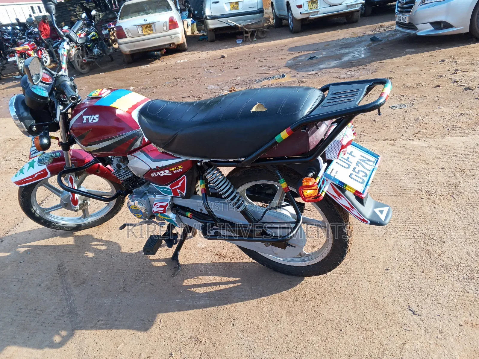 TVS HLX 125 2019 Red