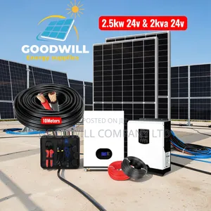 2.56kwh Lithium Solar Energy System Full Kit (2.56kwh 24v 2kva 24v)