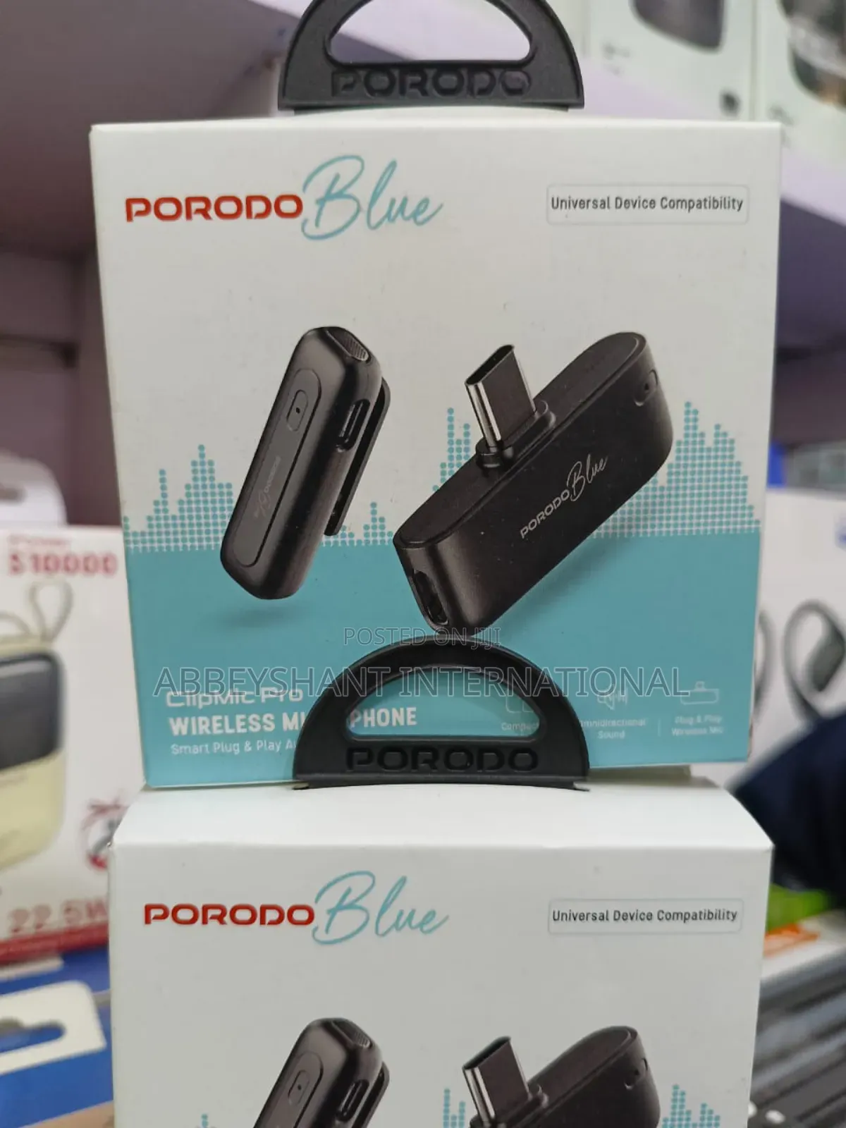 Porodo Blue Clipmic Pro Wireless Microphone