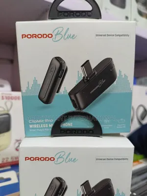 Porodo Blue Clipmic Pro Wireless Microphone