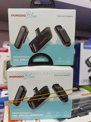 Professional Dual Wireless Microphone/Portable Audio Microphone