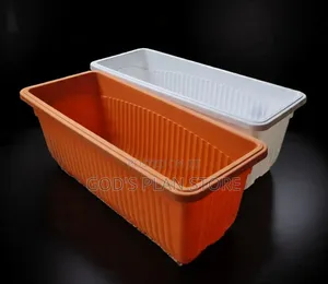 Generally Plastic Flower Generally Rectangular Plastic Flower Pots