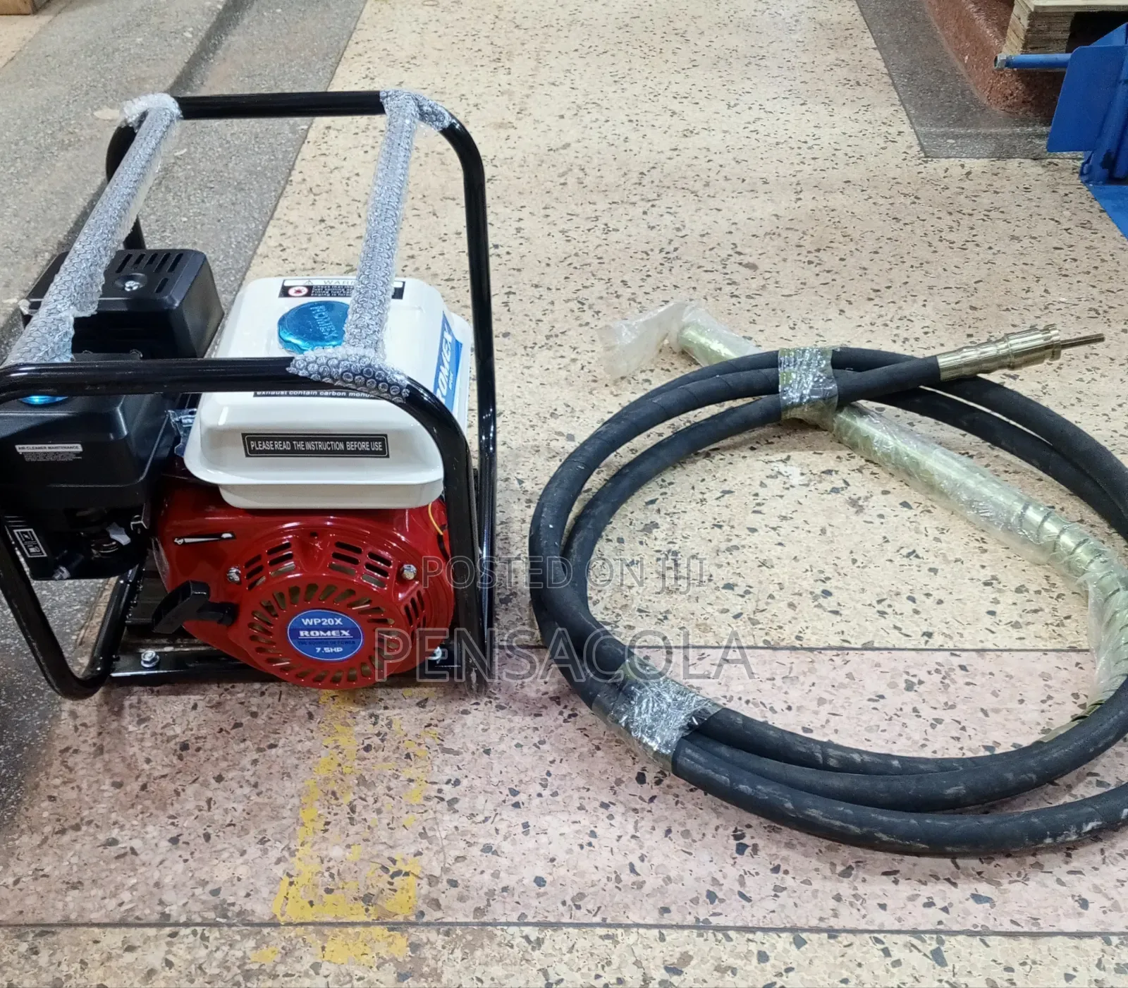 Petrol Concrete Vibrator and 38,Mm Poker