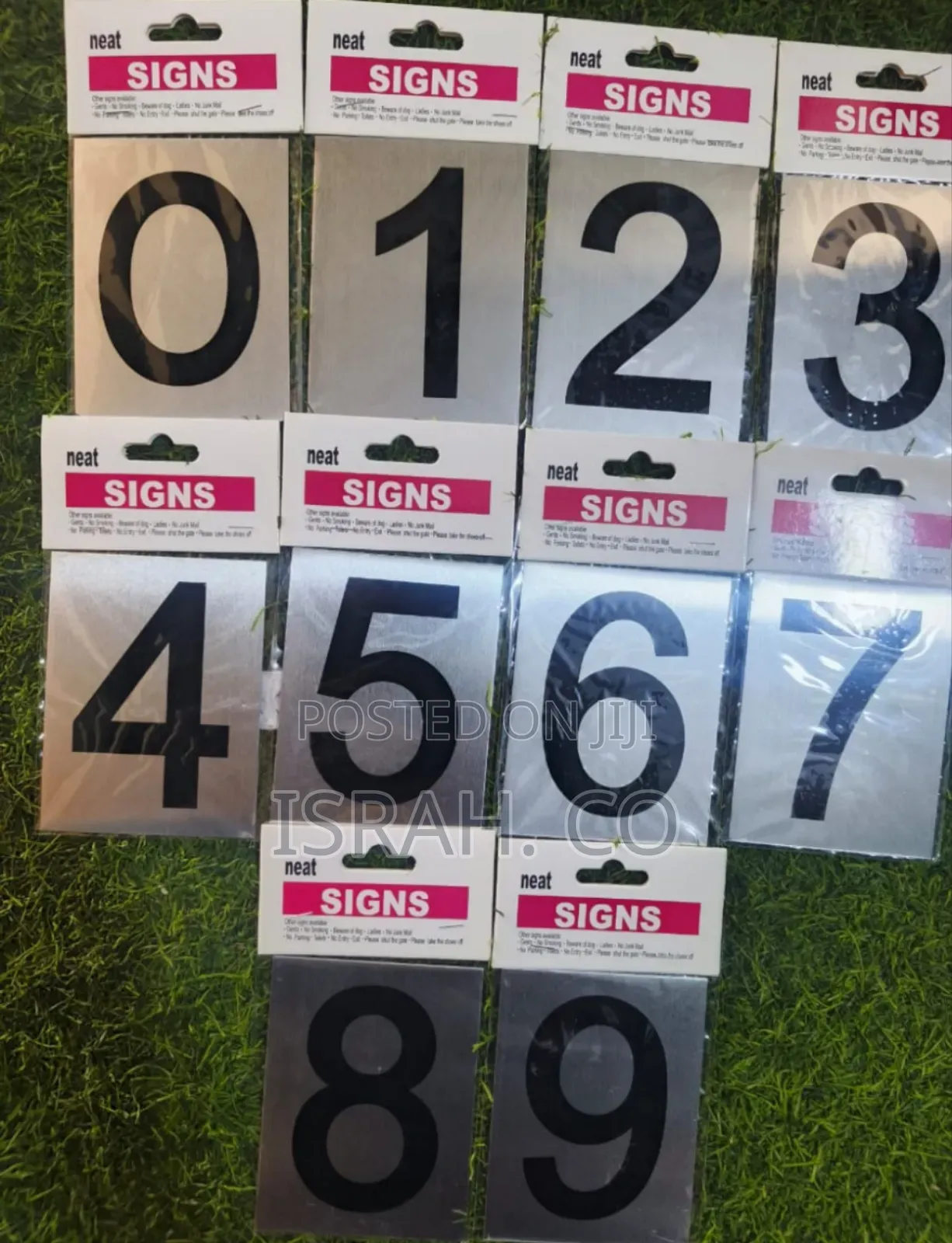 0-9 Number Sticker Numbers