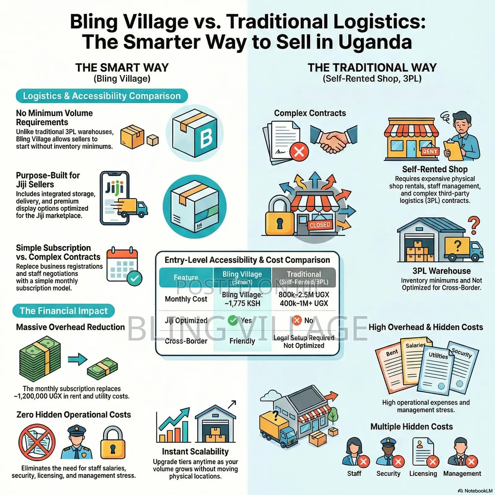 Store and Sell Jiji Space Rental Service for Fulfillment