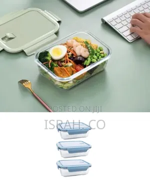 Leak-Proof Oven Safe Glass Food Containers - 680ml - 3 Pack