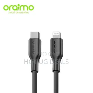 Oraimo Data Cable 3a 1m Type C To Lightning Black