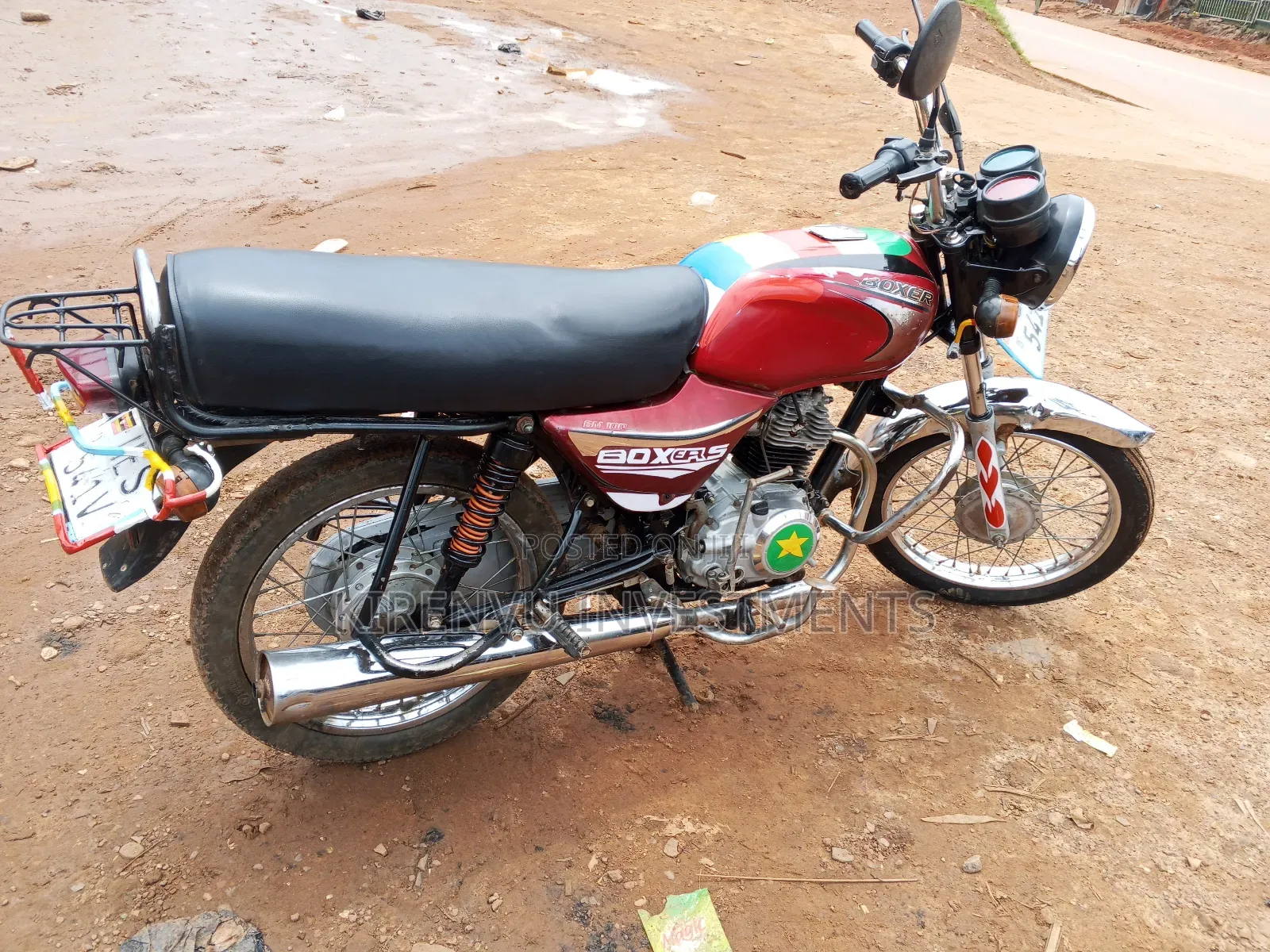 Bajaj Boxer 100 2018 Red