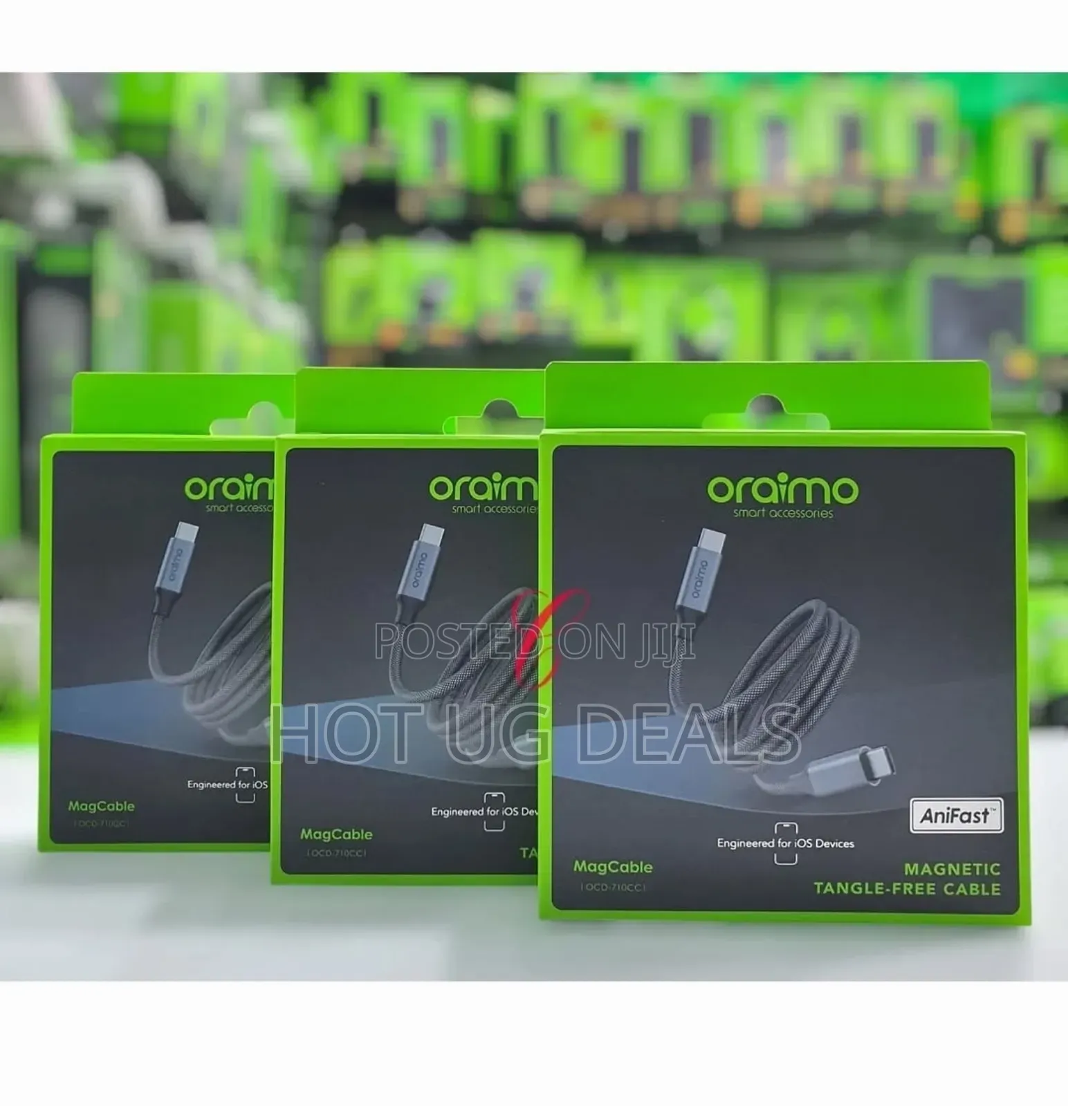 Oraimo Magcable 1m 20w Type-c To Lightning Data Cable Fast Charging