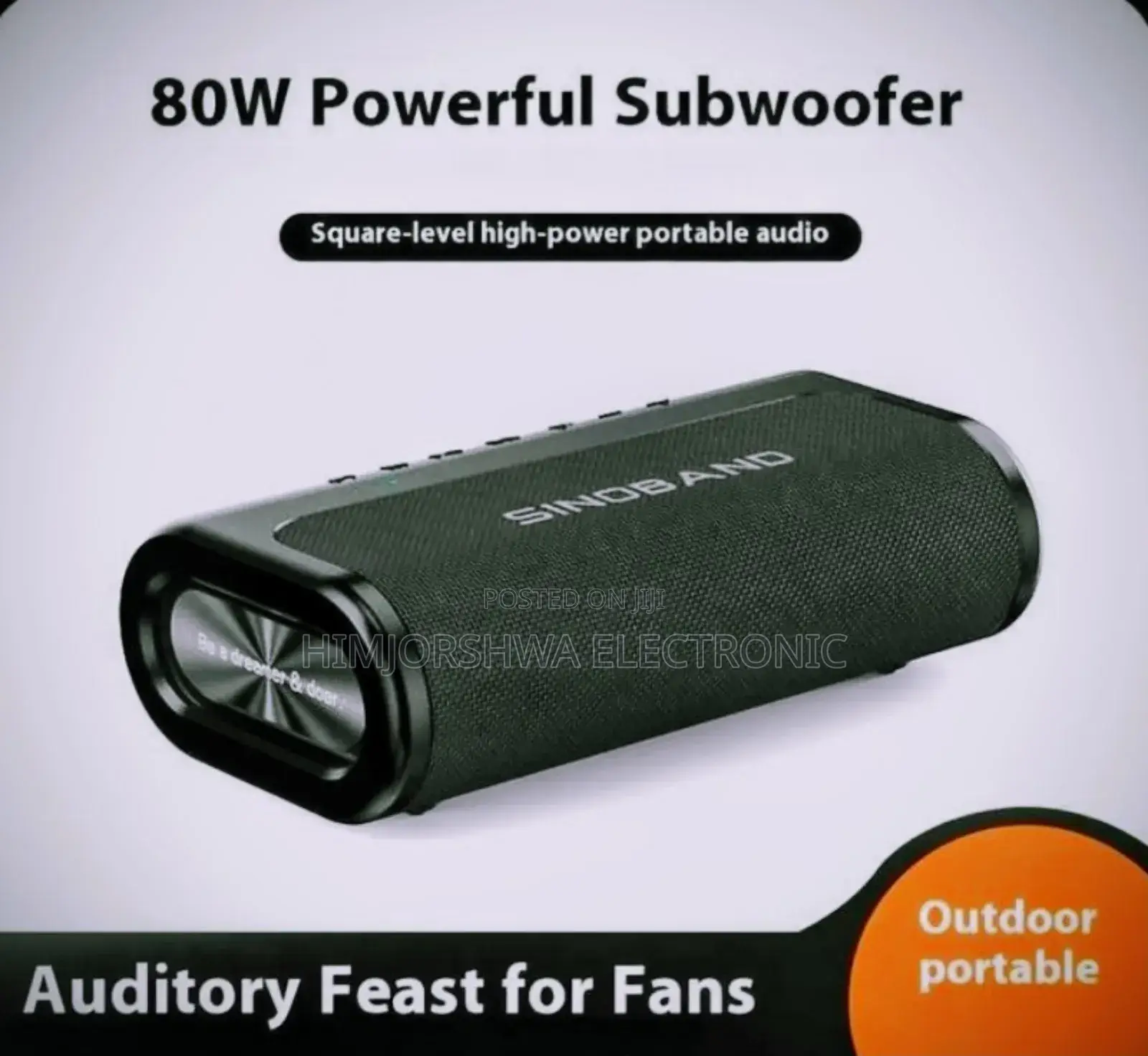 Sinoband Book 80w Deep Base Bluetooth Speaker