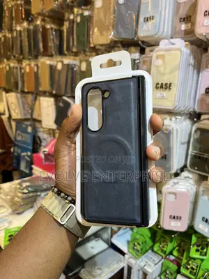 Samsung Galaxy Z Fold 6 5 4 Leather Magnetic Cover