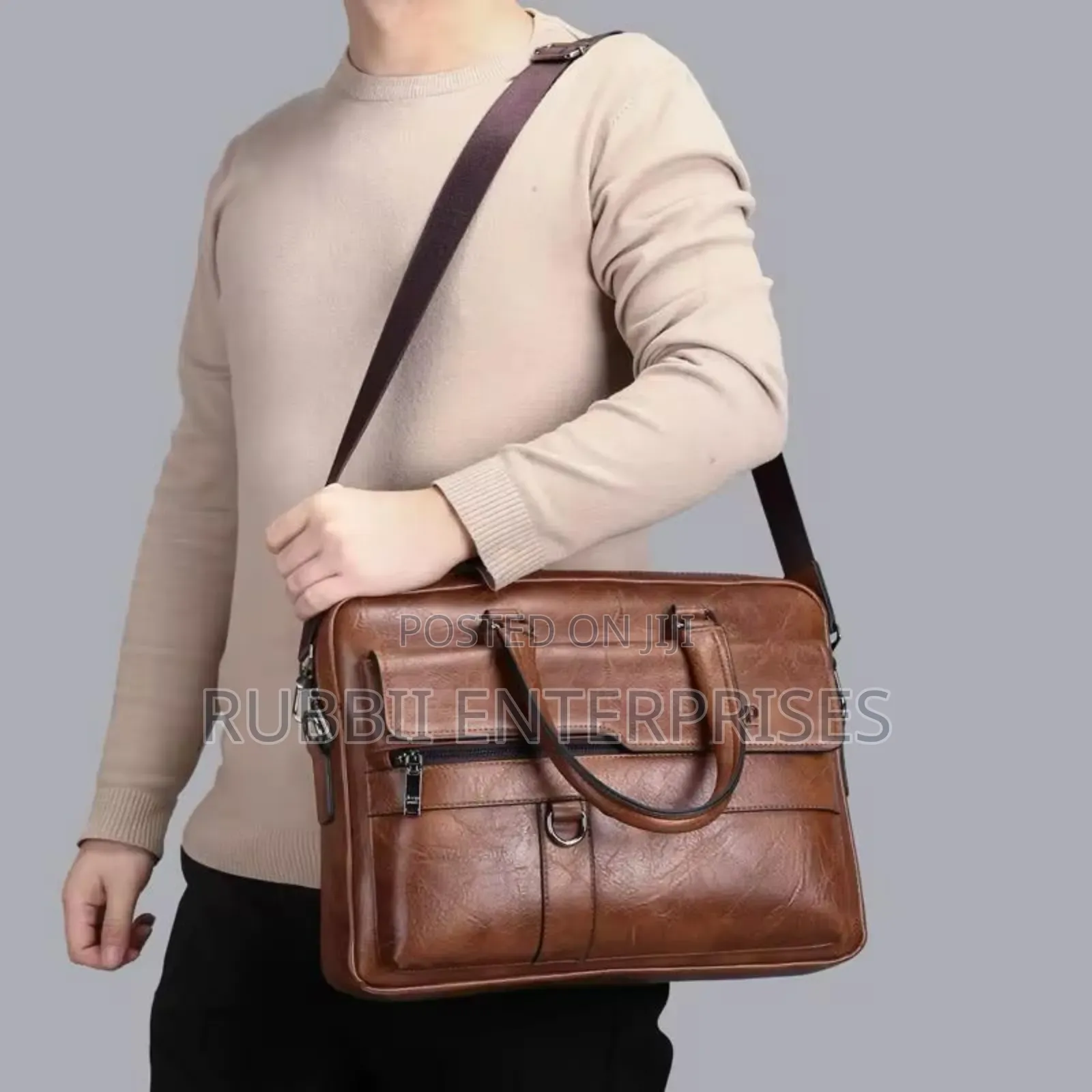 Men's Leather Laptop Bag