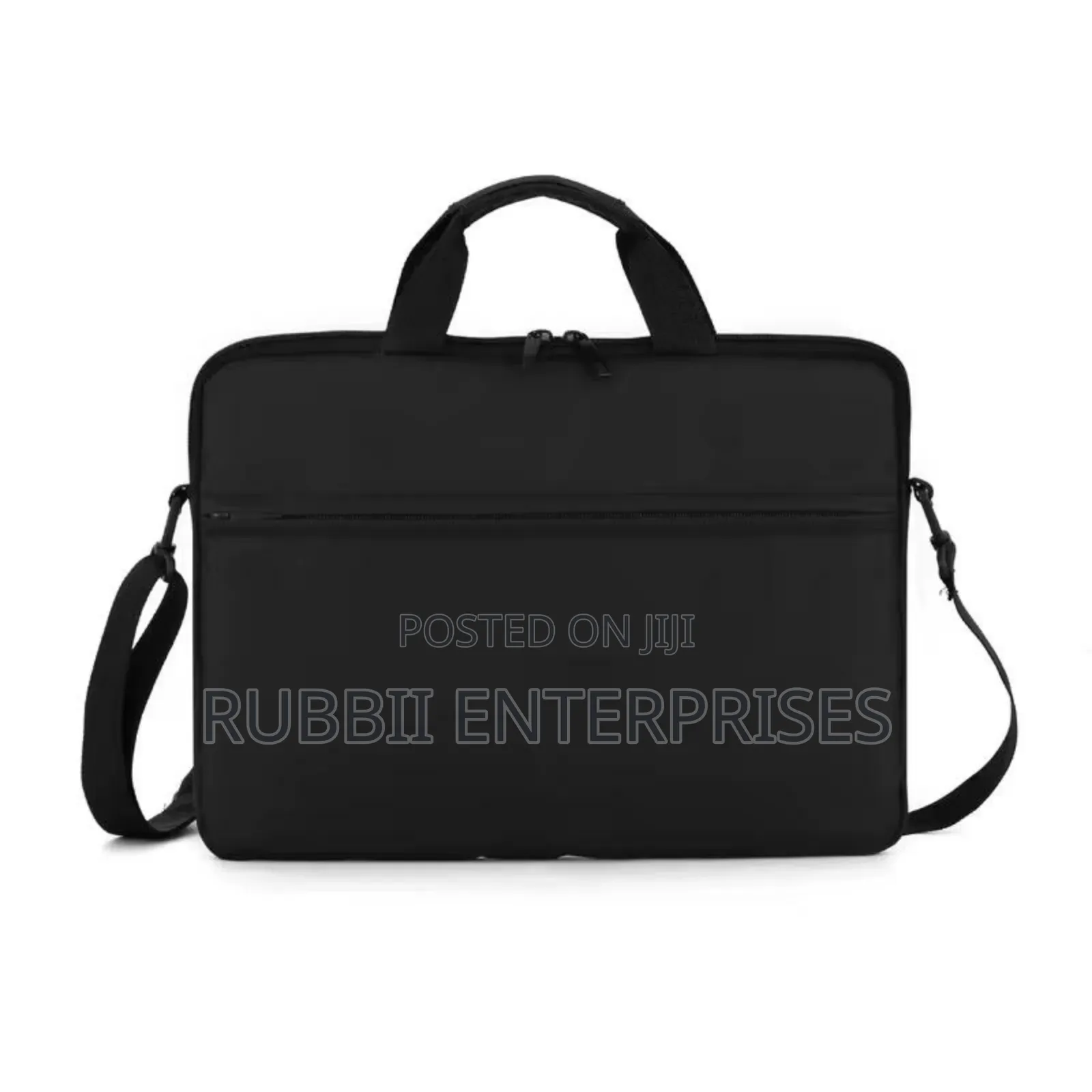 Black Nylon Tote Bag