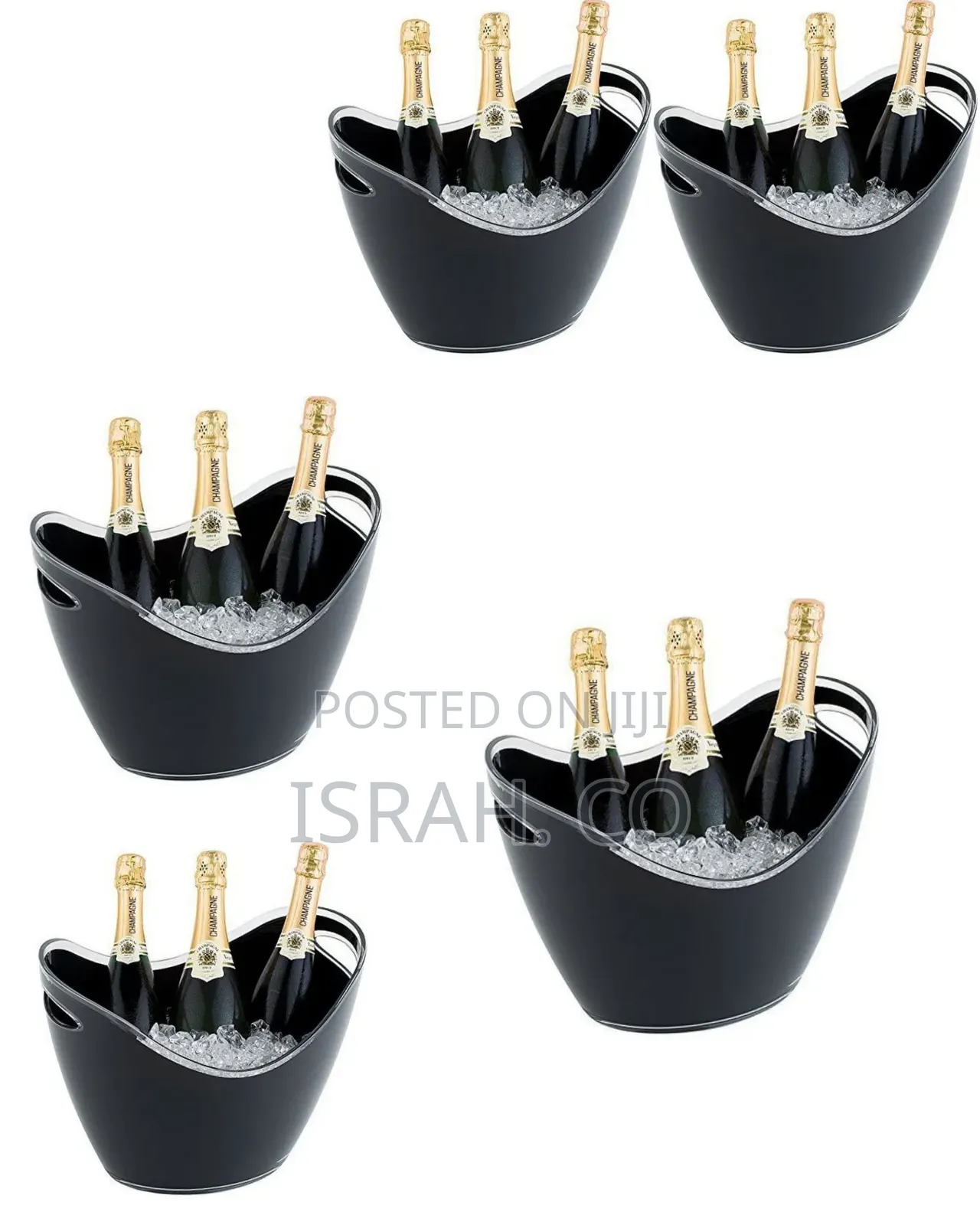 Co-Rect Acrylic 6 Bottle Champagne