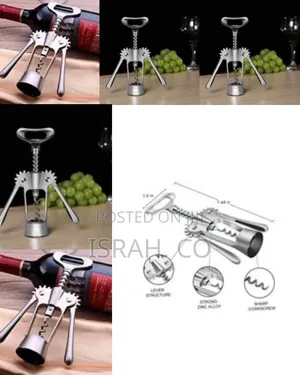 Mosaic All in One Wine Cork Screw Bottle Opener - Wine Opener, Wing