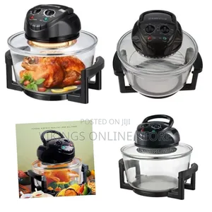 Versatile Halogen Convection Oven for Healthy Cooking - Multicolor