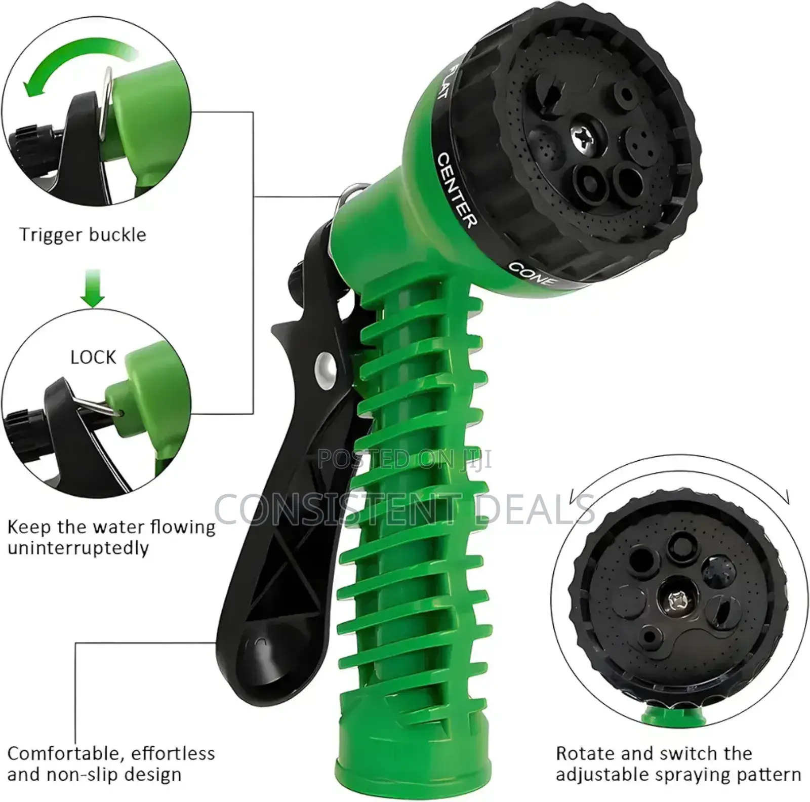 Multi Functional Spray Nozzle For Gardening (Water Gun