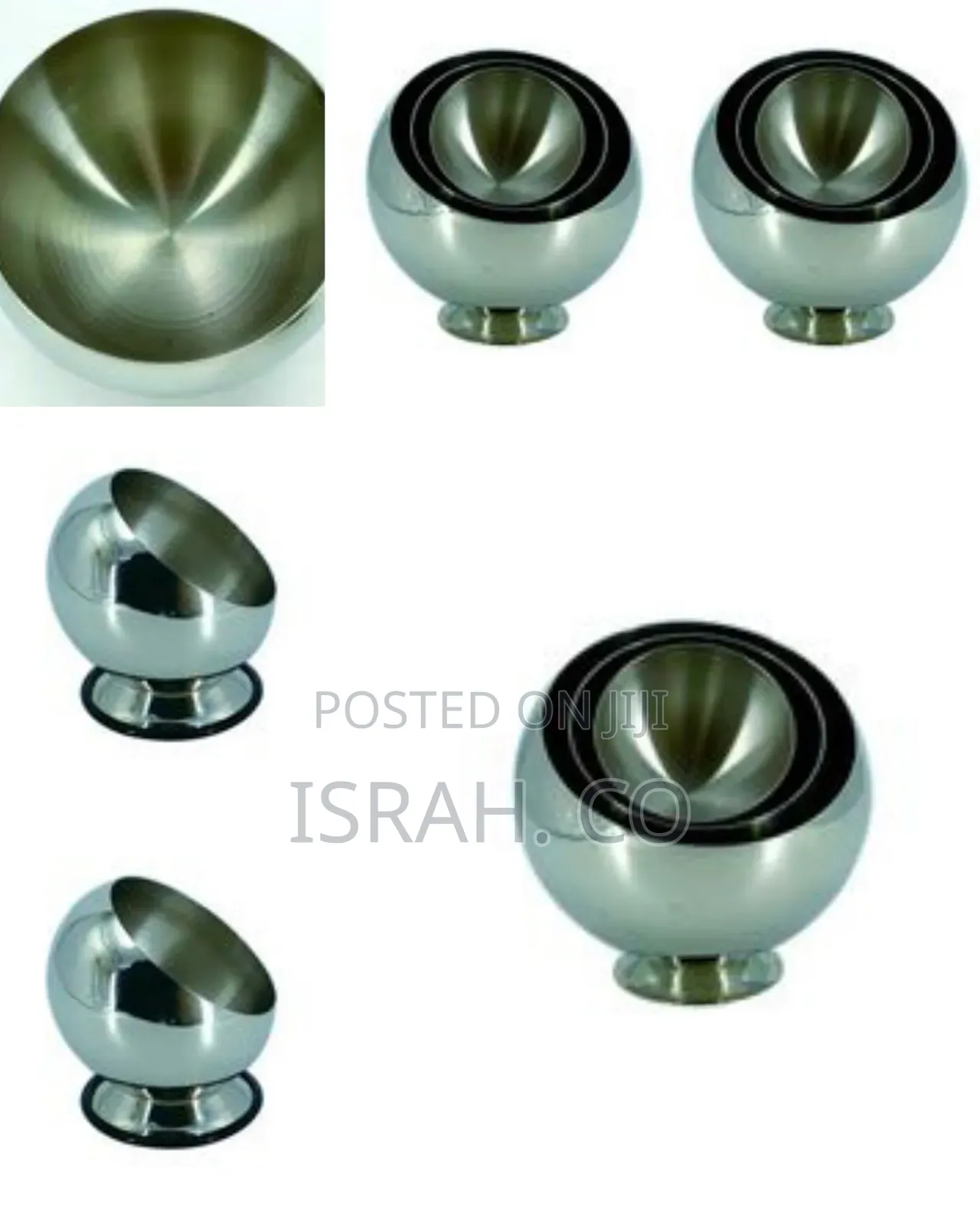 Stainless Steel Sloping Bowl With Base Bar Wine and Beer Ice