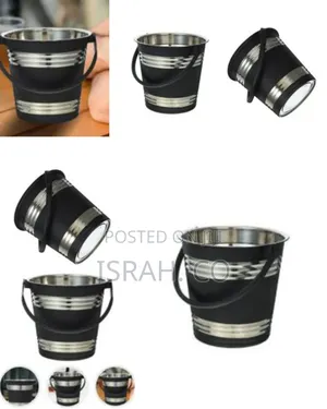 Wine Chiller Bucket Metal Ice Cube Bucket Ice Bin
