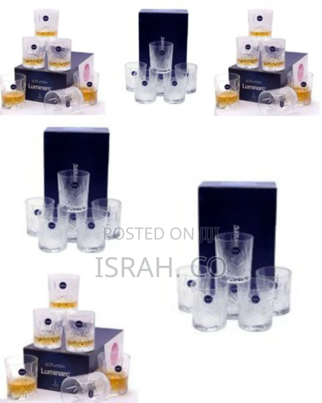 Other 6 Pieces Water, Juice, Whisky Glasses