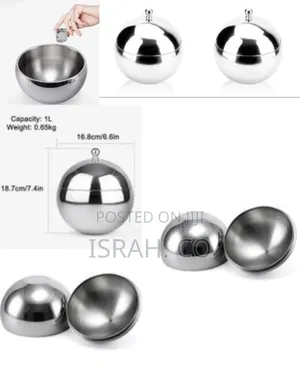 1l Portable Thickened Stainless Steel Ice Bucket With Lid for Ice