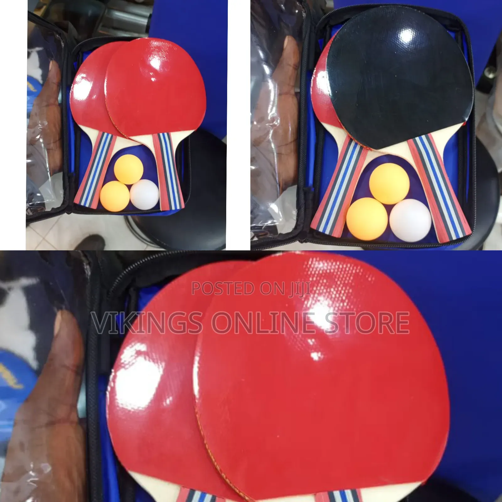 Portable Table Tennis Racket Set