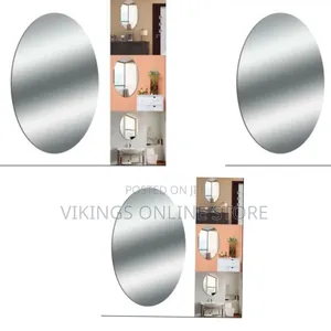 Oval Self-Adhesive Acrylic Mirror Sticker