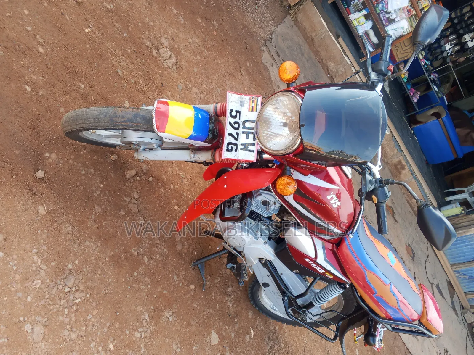 TVS HLX 125 2023 Red