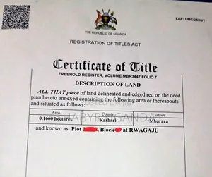 Half an Acre for Sale, Titled Mbarara City