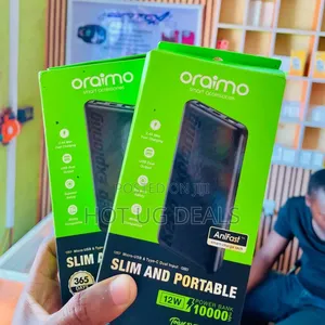 Oraimo Portable Power Bank 10000mah Up To 3x Faster Charging