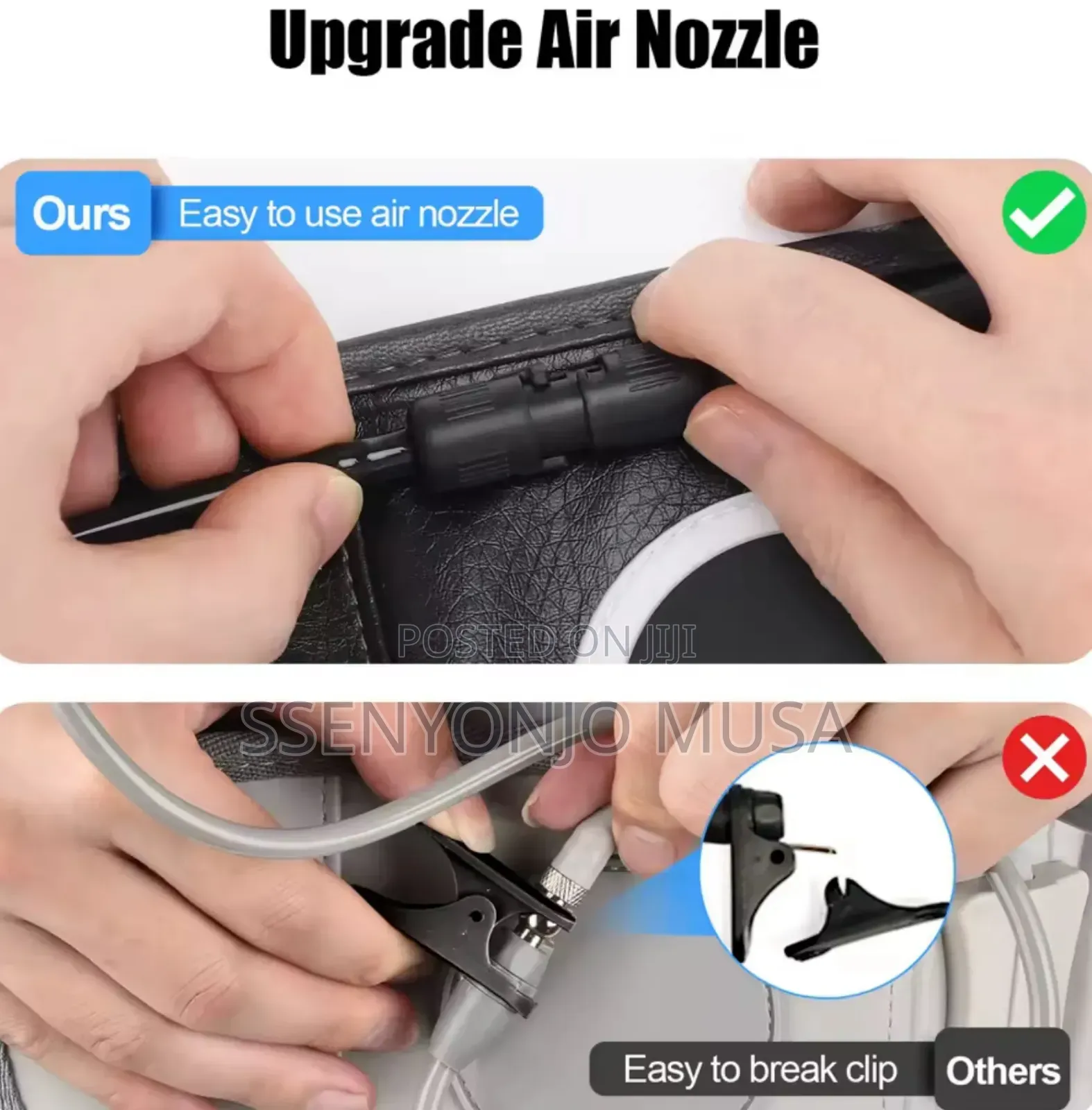 Inflatable Lumbar Support Belt With Air Pump – Adjustable Back Pain
