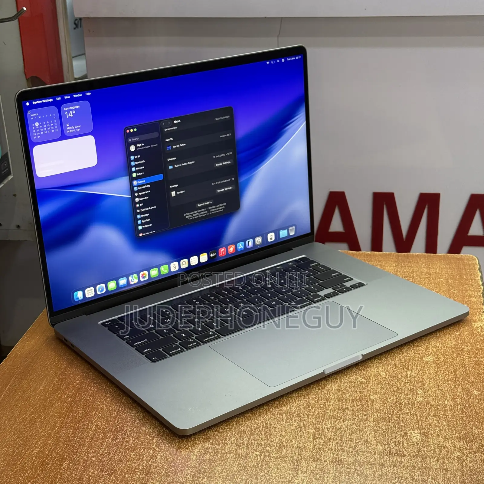 Laptop Apple MacBook Pro 2019 32GB Intel Core i7 SSD 1T
