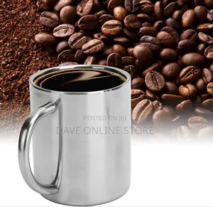 Double-Walled Stainless Steel Travel Coffee Mug Cup Tea Milk Mug
