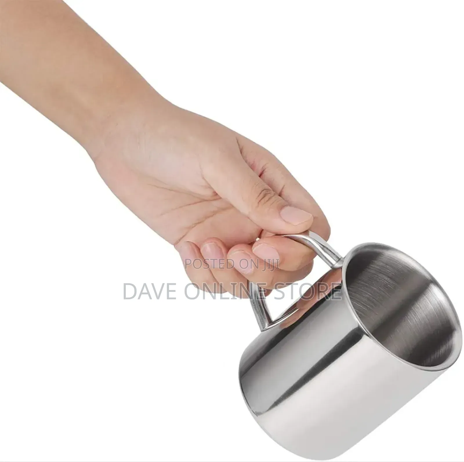 Double-Walled Stainless Steel Travel Coffee Mug Cup Tea Milk Mug