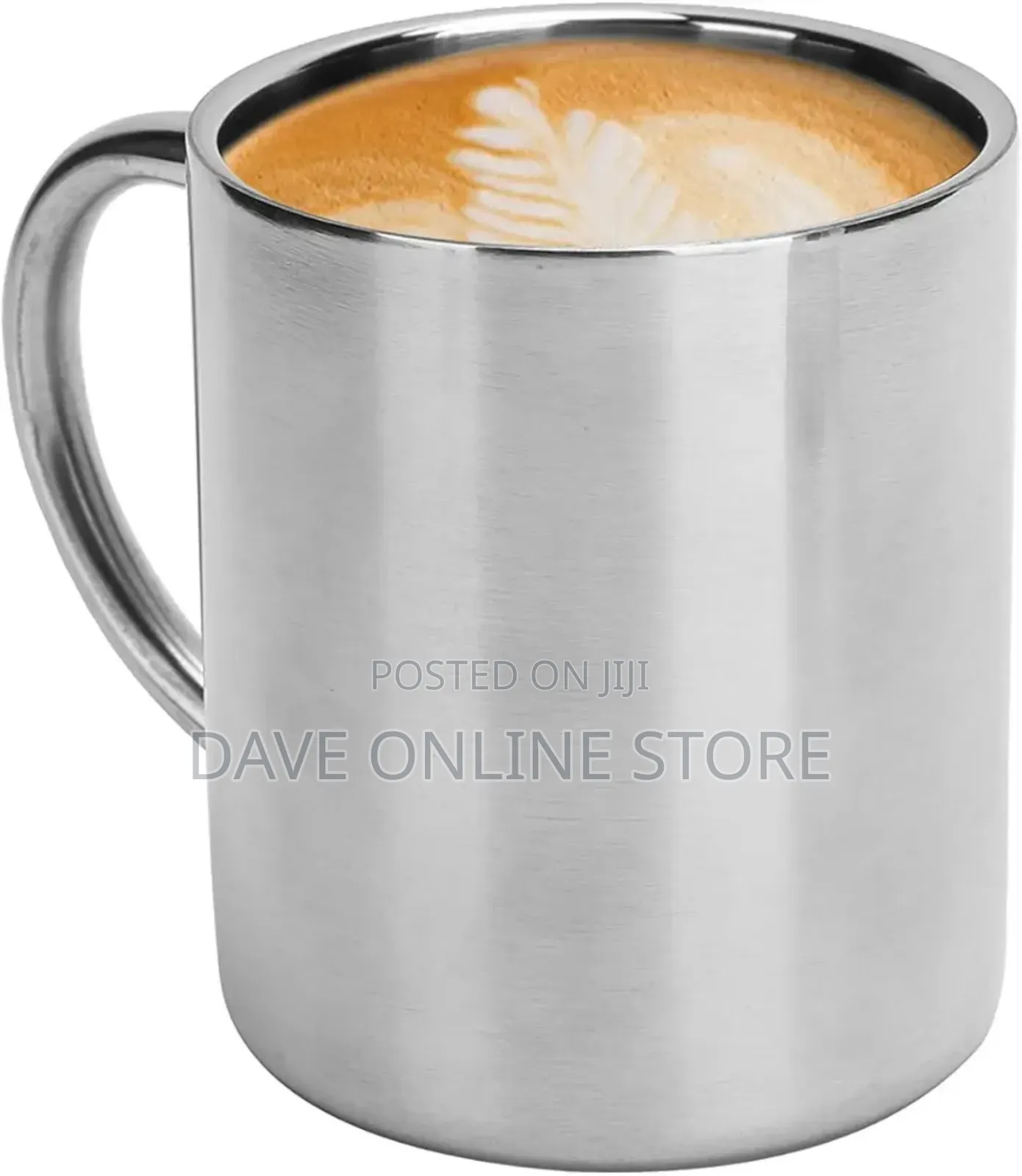 Double-Walled Stainless Steel Travel Coffee Mug Cup Tea Milk Mug