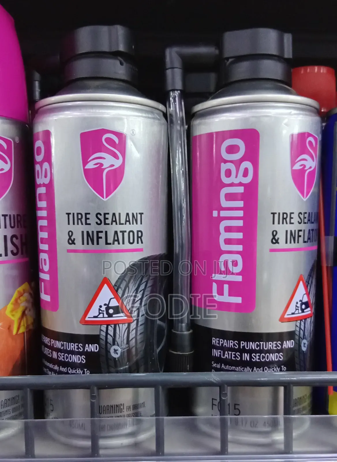 Flamingo Tire Sealant Inflator.