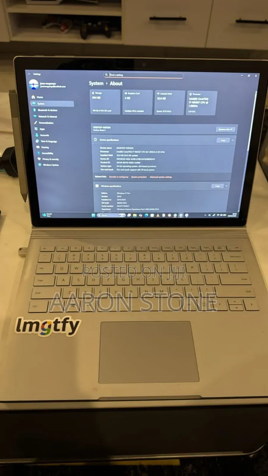 Laptop Microsoft Surface Book 3 32GB Intel Core Ultra 7 SSD 1T