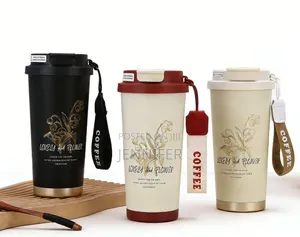 Stainless Steel Travel Mug With Temperature Display