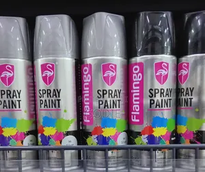 Flamingo Brand Aerosol Spray Paint Can