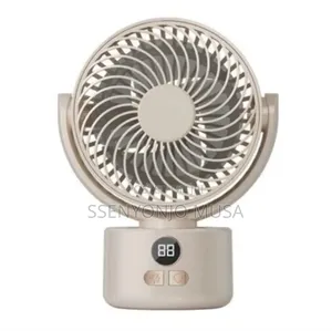Portable Rechargeable Desk Fan With Usb – Quiet Oscillating Table Fan