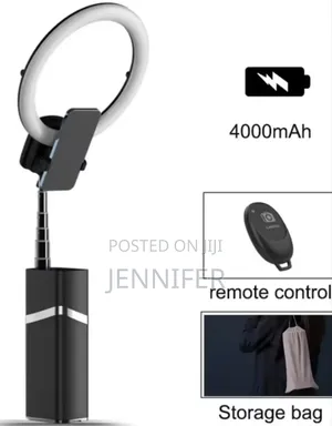 10inch Portable Foldable Rechargeable Ring Light
